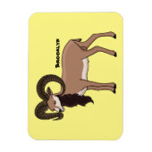 Afbeelding van de Mouflon-geit Magneet (Verticaal)