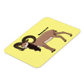 Afbeelding van de Mouflon-geit Magneet (Linkerzijde)