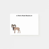 Afbeelding van de Mouflon-geit Post-it® Notes (Voorkant)