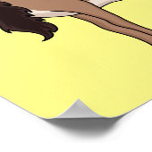 Afbeelding van de Mouflon-geit Poster (Hoek)