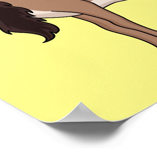 Afbeelding van de Mouflon-geit Poster (Hoek)