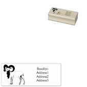 Afbeelding van de Mouflon-geit Rubberstempel (Gestempeld)