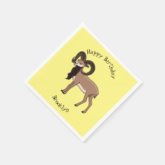 Afbeelding van de Mouflon-geit Servet (Hoek)