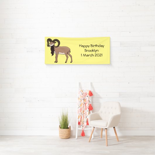 Afbeelding van de Mouflon-geit Spandoek (Insitu)
