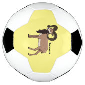 Afbeelding van de Mouflon-geit Voetbal (Gedraaid)
