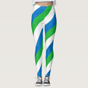 Afbeelding van de nationale vlag van Sierra Leone Leggings