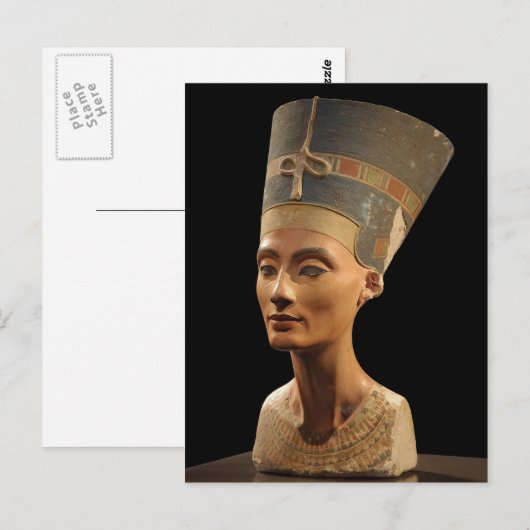 Afbeelding van de neushoorn in het Museum van Neue Briefkaart (Voorkant / Achterkant)