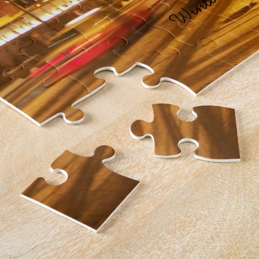 Afbeelding van de Puzzle winter Legpuzzel (Zijkant)