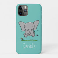 Afbeelding van de schattige baby-olifant cartoon