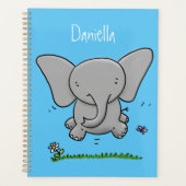 Afbeelding van de schattige baby-olifant cartoon planner (Voorkant)