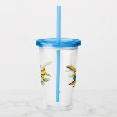 Afbeelding van de Seaplane cartoon Acryl Drinkbeker (Rechts)