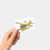 Afbeelding van de Seaplane cartoon Badge (Handheld)