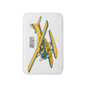 Afbeelding van de Seaplane cartoon Badmat (Voorkant Verticaal)