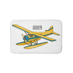 Afbeelding van de Seaplane cartoon Badmat