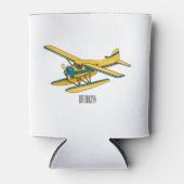 Afbeelding van de Seaplane cartoon Blikjeskoeler (Voorkant)