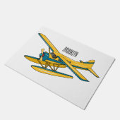 Afbeelding van de Seaplane cartoon Deurmat (Schuin)