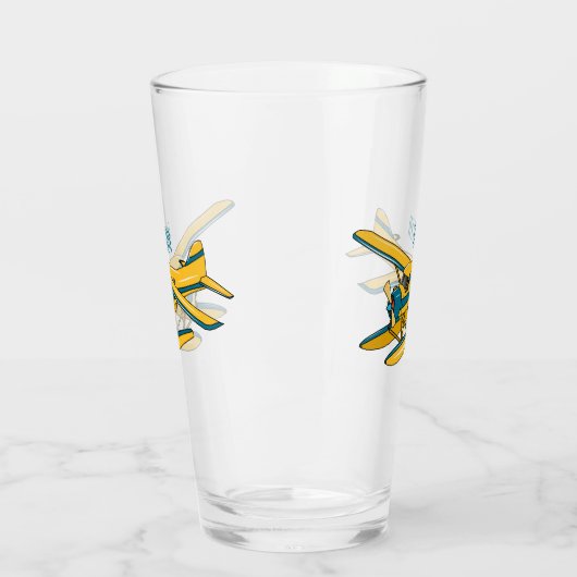 Afbeelding van de Seaplane cartoon Glas (Links)