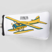 Afbeelding van de Seaplane cartoon Golfheadcover (Voorkant)