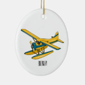 Afbeelding van de Seaplane cartoon Keramisch Ornament (Rechts)