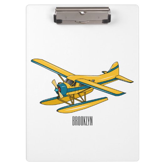 Afbeelding van de Seaplane cartoon Klembord (Voorkant)