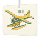 Afbeelding van de Seaplane cartoon Luchtverfrisser (Links)