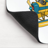 Afbeelding van de Seaplane cartoon Muismat (Hoek)