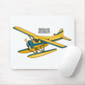 Afbeelding van de Seaplane cartoon Muismat (Met muis)