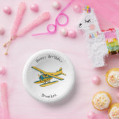 Afbeelding van de Seaplane cartoon Papieren Kommen (Feest)