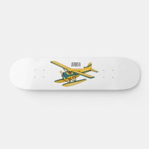 Afbeelding van de Seaplane cartoon Persoonlijk Skateboard