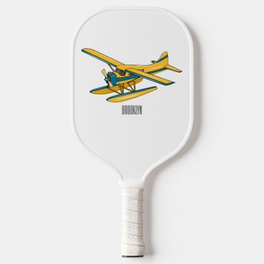 Afbeelding van de Seaplane cartoon Pickleball Paddle (Voorkant)