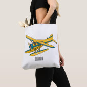 Afbeelding van de Seaplane cartoon Tote Bag (Dichtbij)