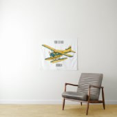Afbeelding van de Seaplane cartoon Wandkleed (In Situ (horizontaal))