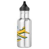 Afbeelding van de Seaplane cartoon Waterfles (Rechts)