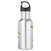 Afbeelding van de Seaplane cartoon Waterfles (Achterkant)