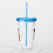 Afbeelding van de Siamese cartoon Acryl Drinkbeker (Rechts)