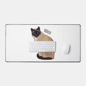 Afbeelding van de Siamese cartoon Bureaumat (Keyboard & Muis)