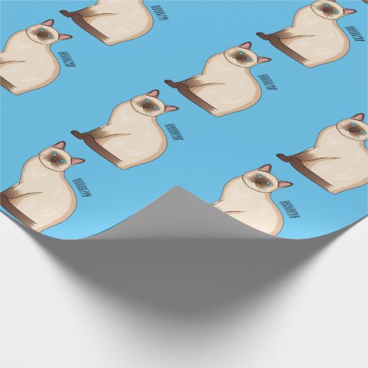 Afbeelding van de Siamese cartoon Cadeaupapier (Hoek)