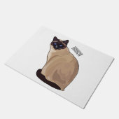 Afbeelding van de Siamese cartoon Deurmat (Schuin)