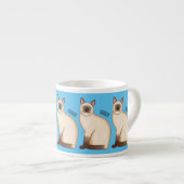 Afbeelding van de Siamese cartoon Espresso Kop (Voorkant rechts)