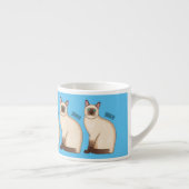 Afbeelding van de Siamese cartoon Espresso Kop (Rechts)