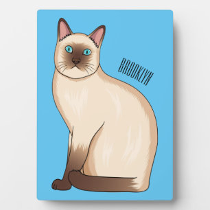 Afbeelding van de Siamese cartoon Fotoplaat