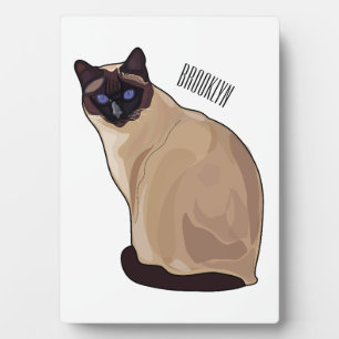 Afbeelding van de Siamese cartoon Fotoplaat