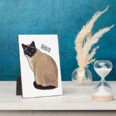 Afbeelding van de Siamese cartoon Fotoplaat (Zijkant)