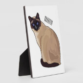 Afbeelding van de Siamese cartoon Fotoplaat (Zijkant)