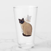 Afbeelding van de Siamese cartoon Glas (Achterkant)