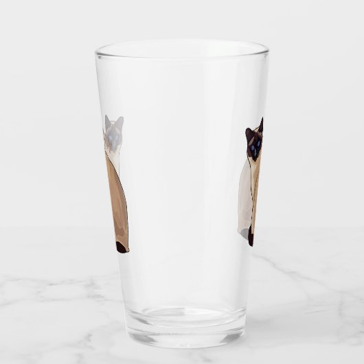 Afbeelding van de Siamese cartoon Glas (Rechts)