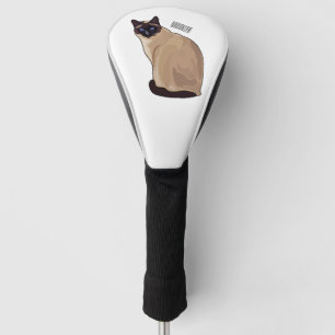 Afbeelding van de Siamese cartoon Golfheadcover