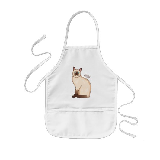 Afbeelding van de Siamese cartoon Kinder Schort (Voorkant)