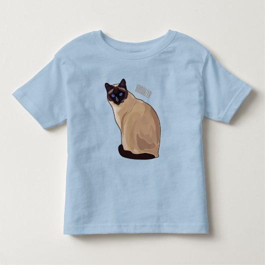 Afbeelding van de Siamese cartoon Kinder Shirts (Voorkant)