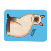Afbeelding van de Siamese cartoon Magneet (Horizontaal)